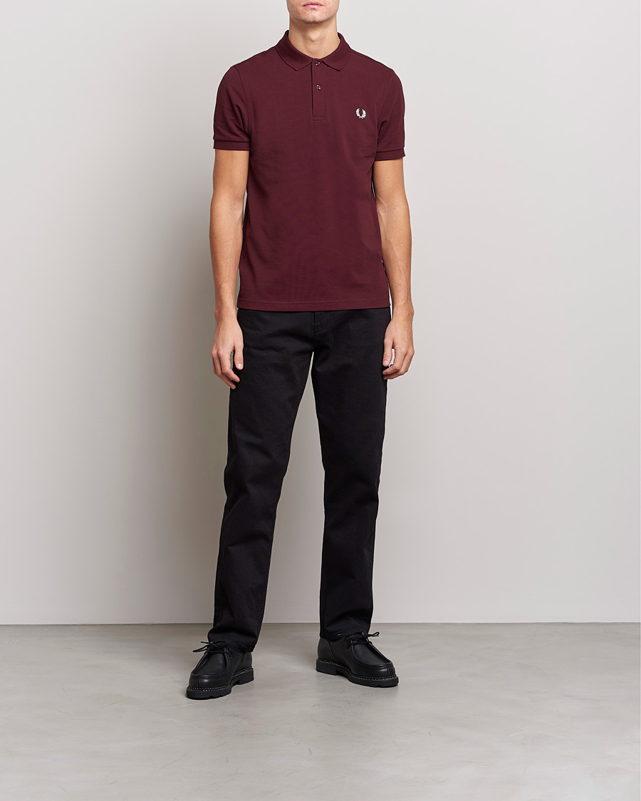 Herre | Fred Perry | Fred Perry | Plain Polo Pique Oxblood