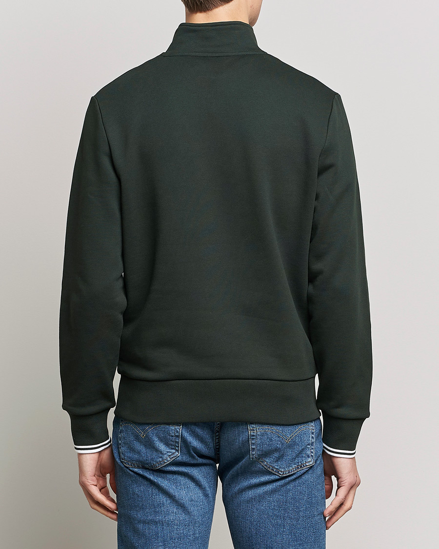 Herre | Trøjer | Fred Perry | Half Zip Sweatshirt Night Green