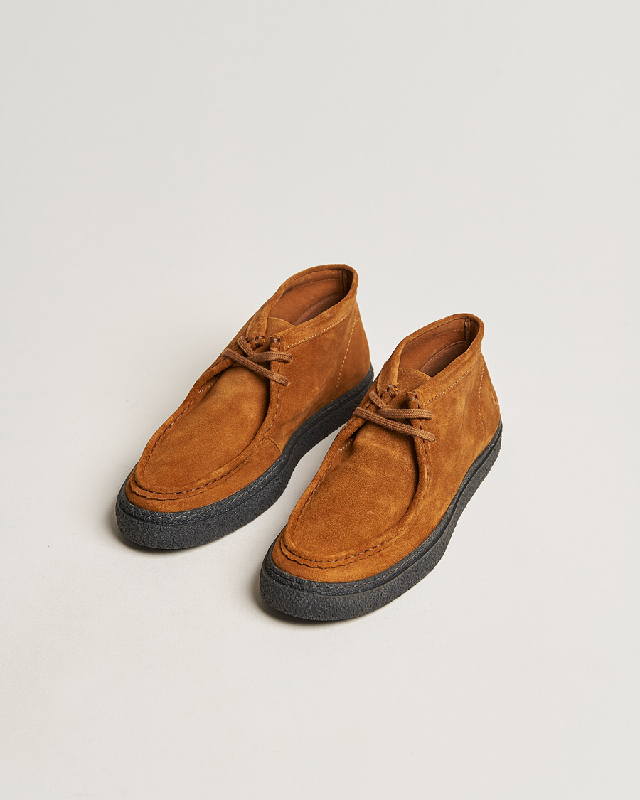 Herre | Chukka boots | Fred Perry | Dawson Mid Suede Nut Flake