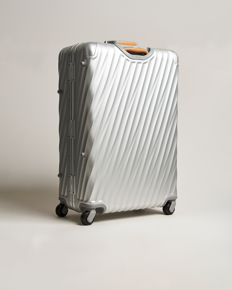 Herre | Tasker | TUMI | Extended Trip Aluminum Packing Case Texture Silver