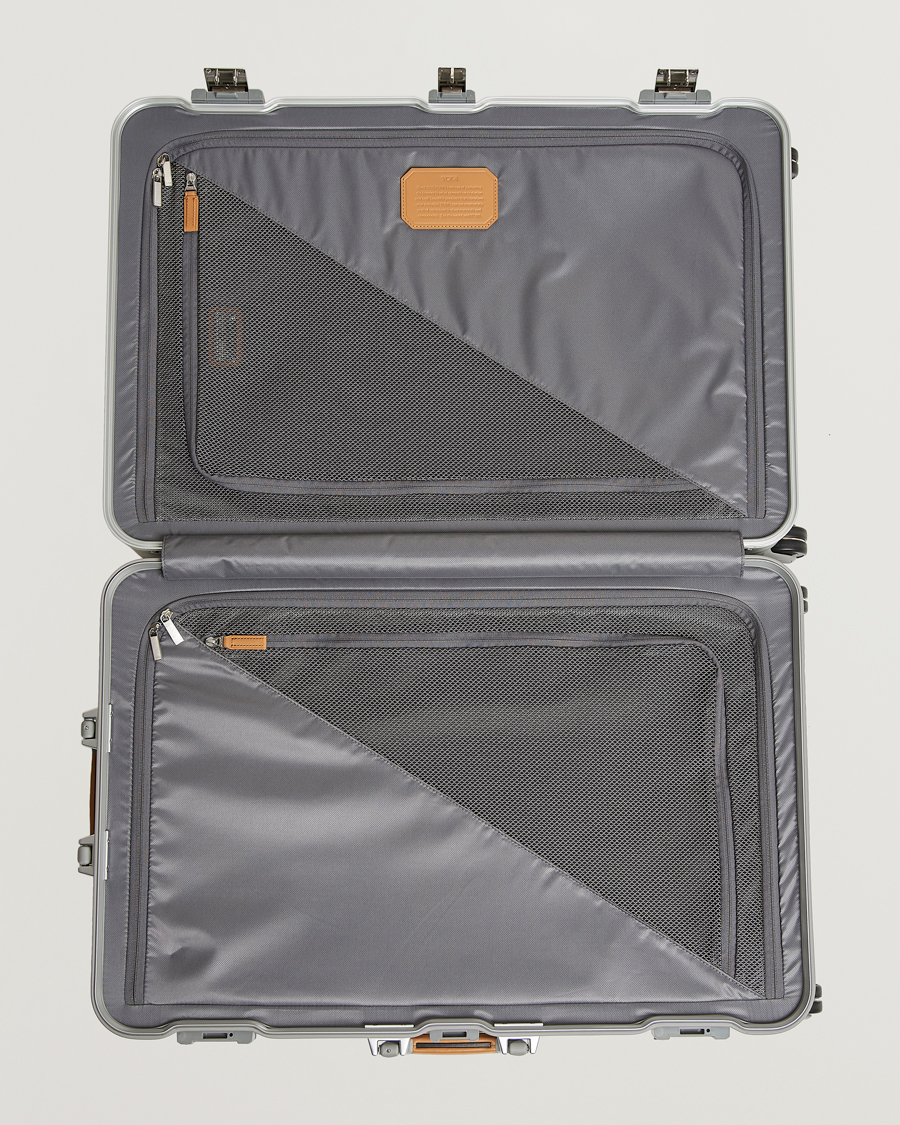 Herre | Tasker | TUMI | Extended Trip Aluminum Packing Case Texture Silver