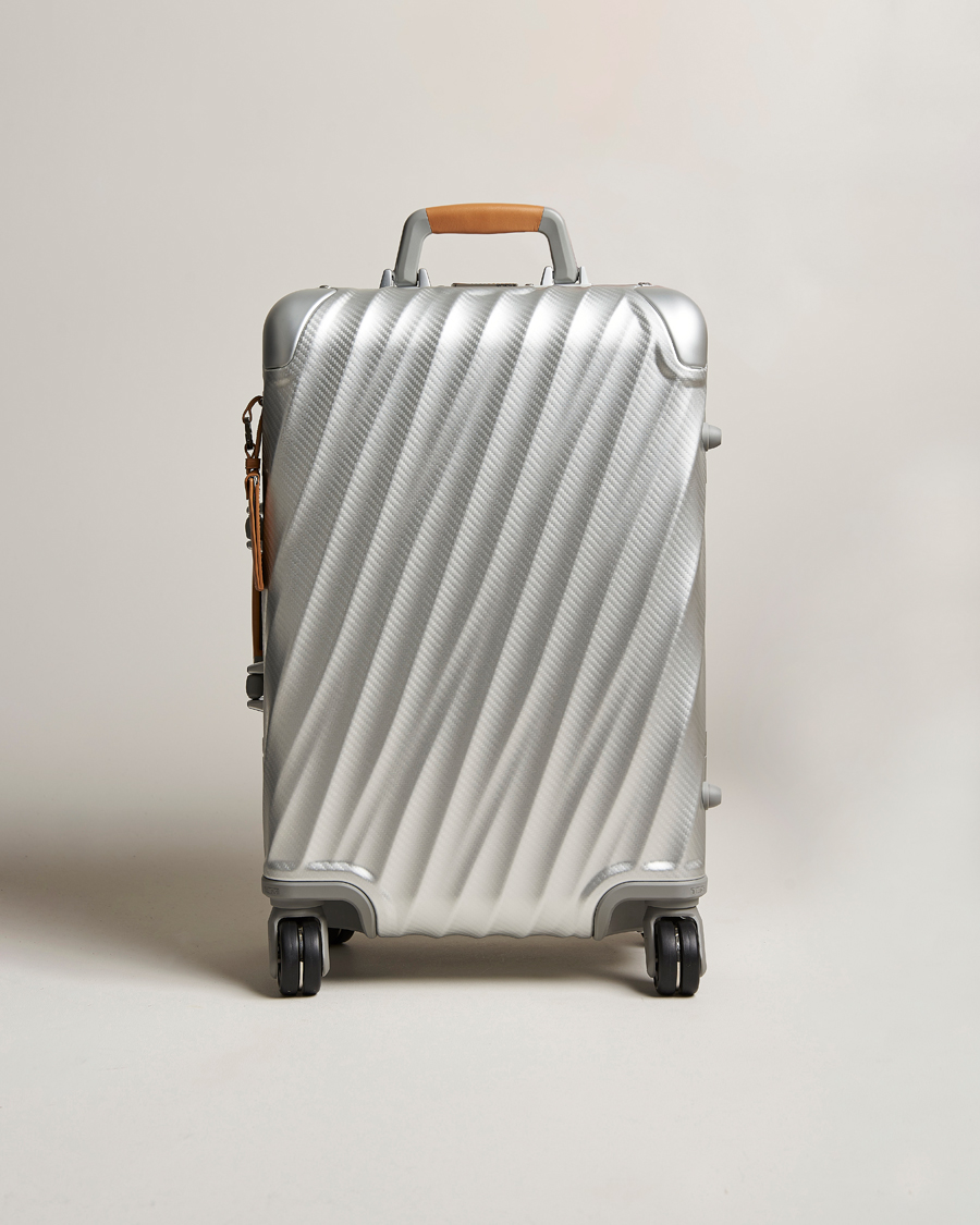 Herre |  | TUMI | International Carry-on Aluminum Trolley Texture Silver