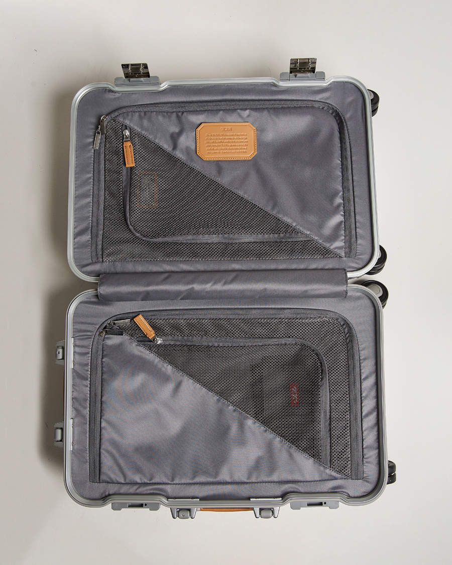 Herre | Tasker | TUMI | International Carry-on Aluminum Trolley Texture Silver
