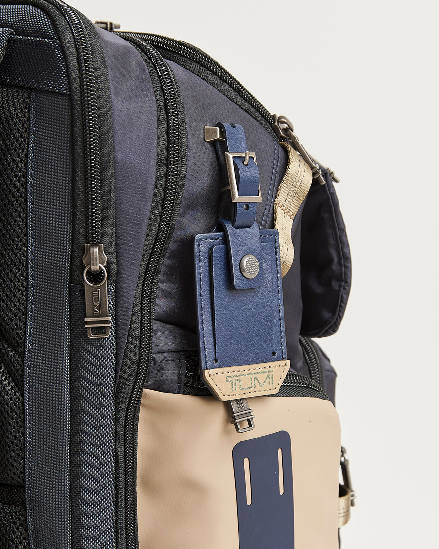 Herre | TUMI Alpha Bravo Nomadic Backpack Midnight Navy/Khaki | TUMI | Alpha Bravo Nomadic Backpack Midnight Navy/Khaki