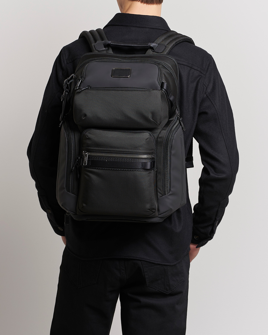 Herre | TUMI Alpha Bravo Nomadic Backpack Black | TUMI | Alpha Bravo Nomadic Backpack Black