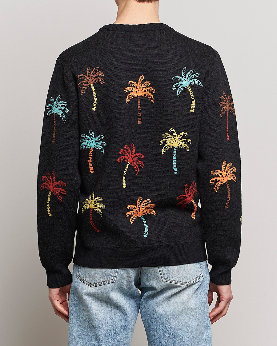 Herre | Trøjer | Alanui | Palm Tree Jacquard Sweater Black