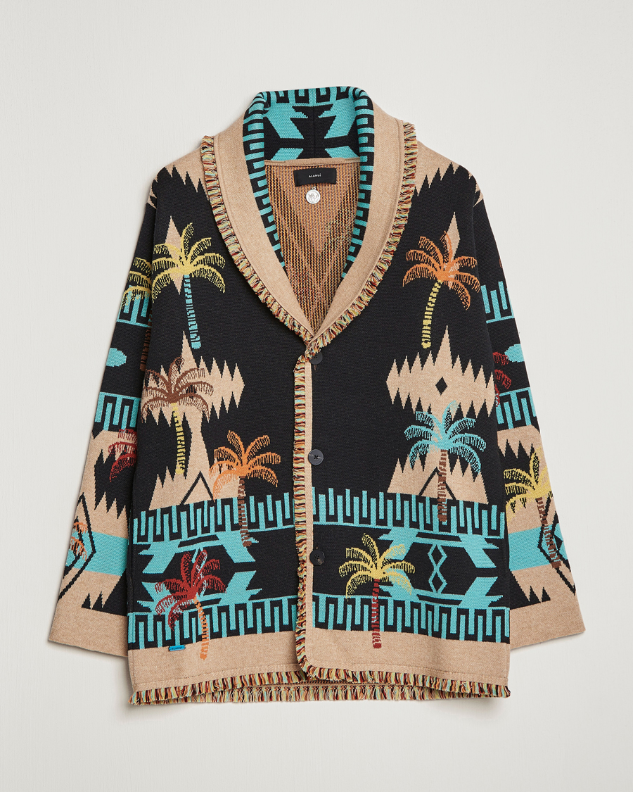 Herre | Trøjer | Alanui | Palm Tree Jacquard Cardigan Multicolor