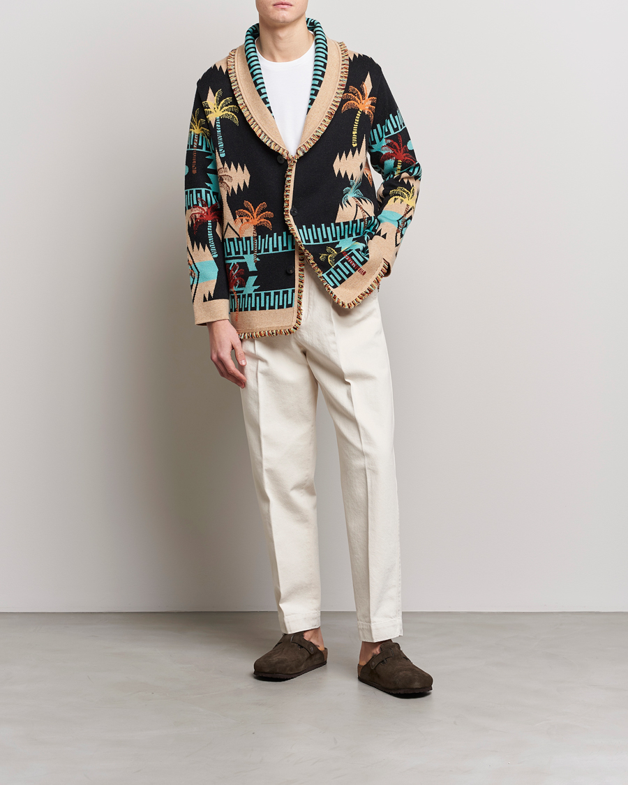Herre | Trøjer | Alanui | Palm Tree Jacquard Cardigan Multicolor