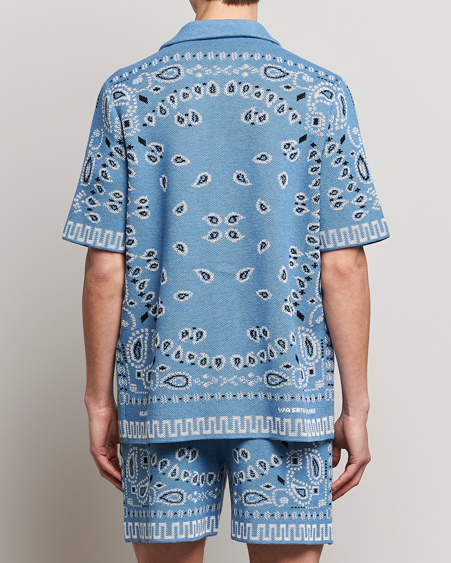 Herre | Skjorter | Alanui | Bandana Print Camp Shirt Light Blue