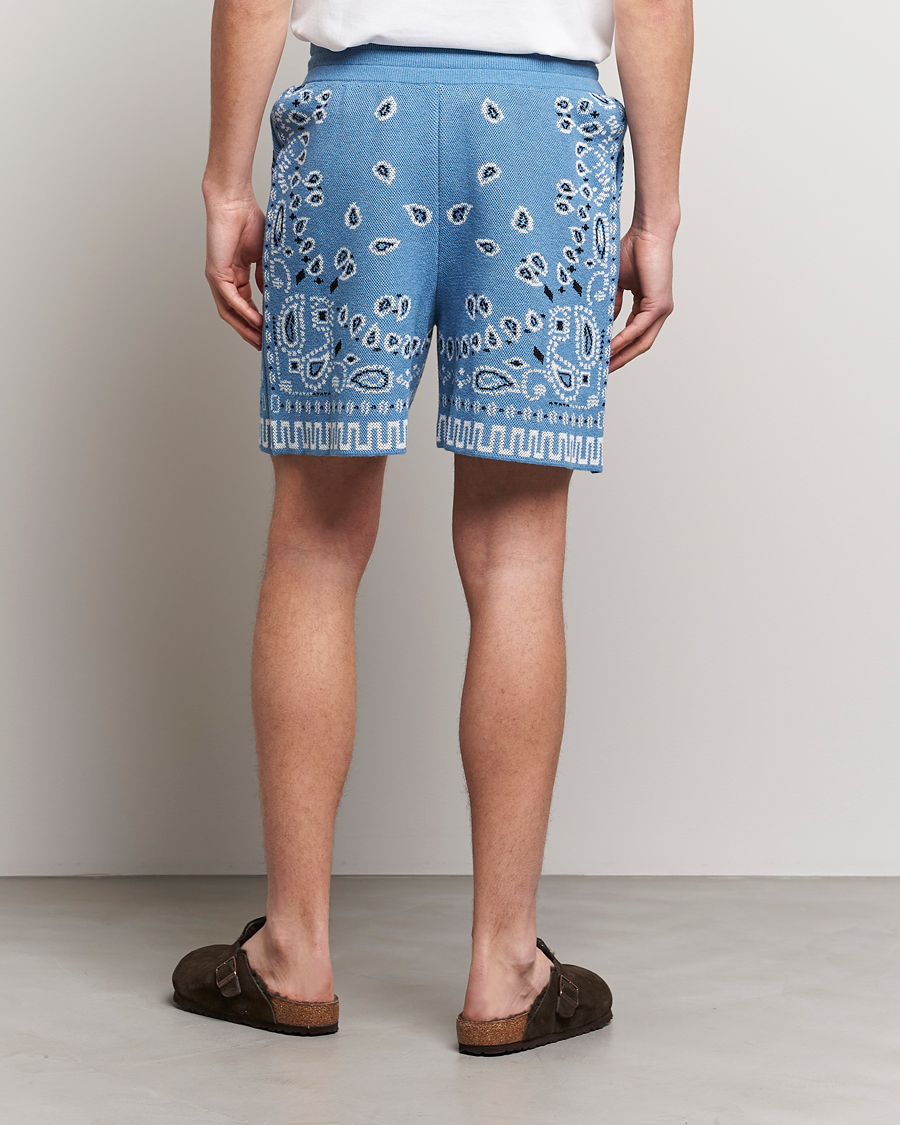 Herre | Shorts | Alanui | Bandana Print Shorts Light Blue