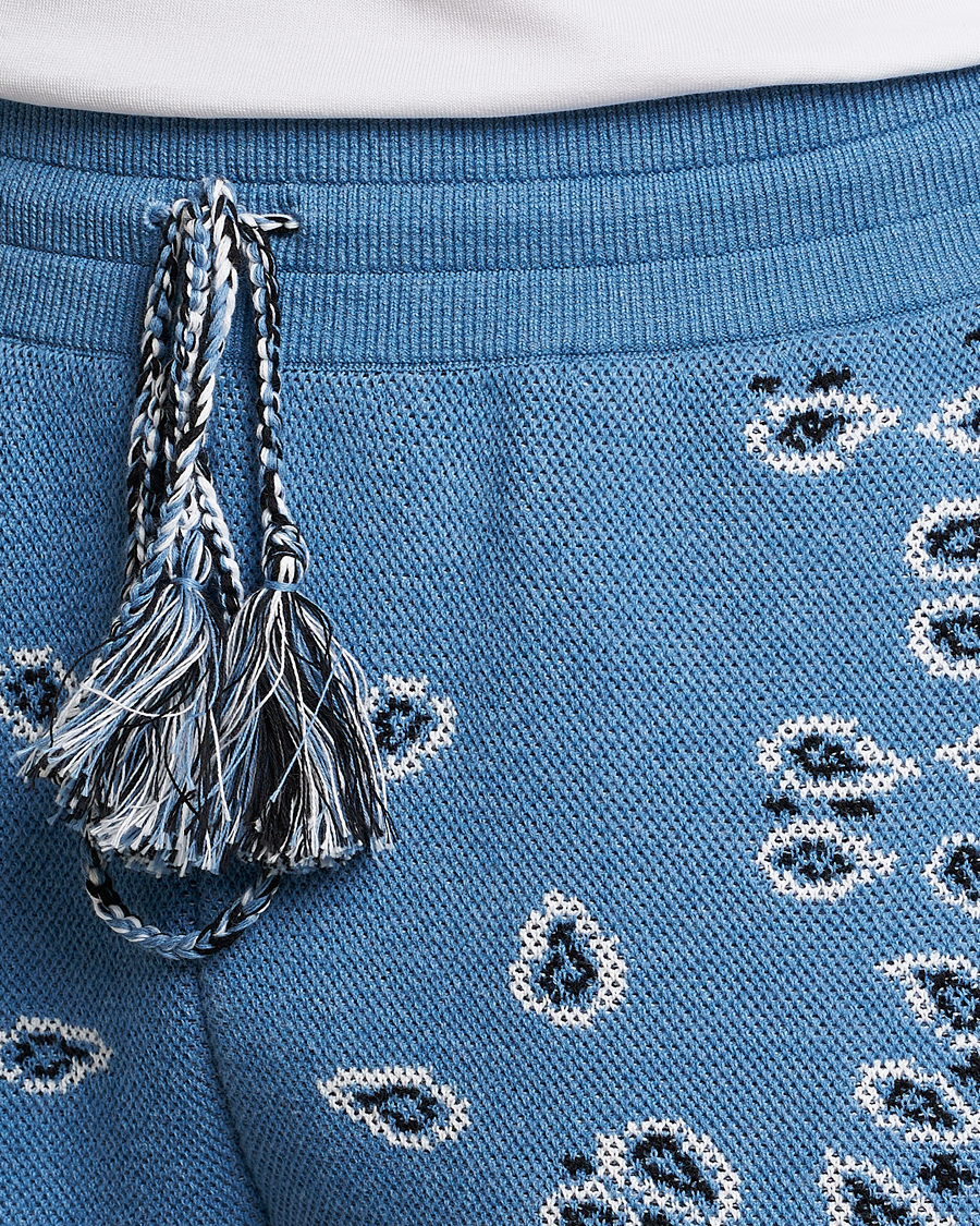 Herre | Shorts | Alanui | Bandana Print Shorts Light Blue