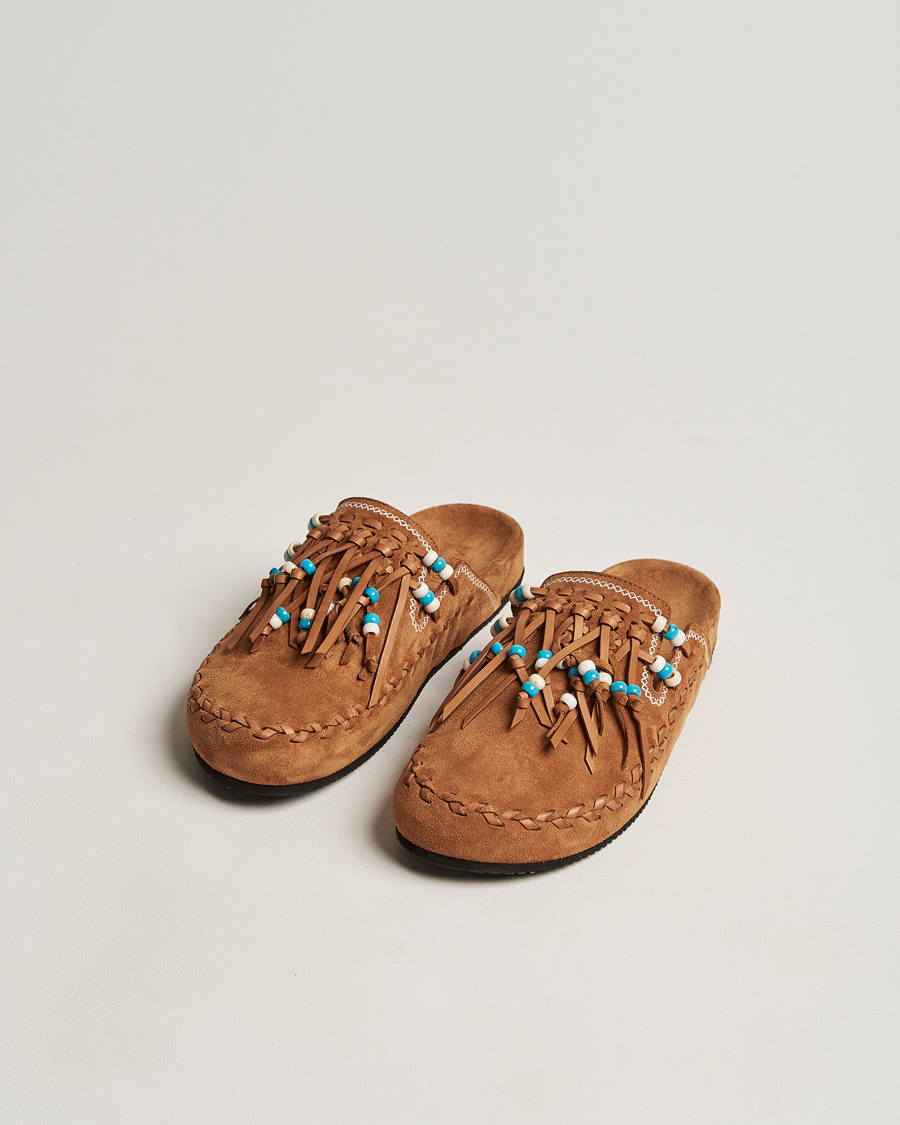 Herre | Alanui Salvation Mountain Mule Brown Suede | Alanui | Salvation Mountain Mule Brown Suede