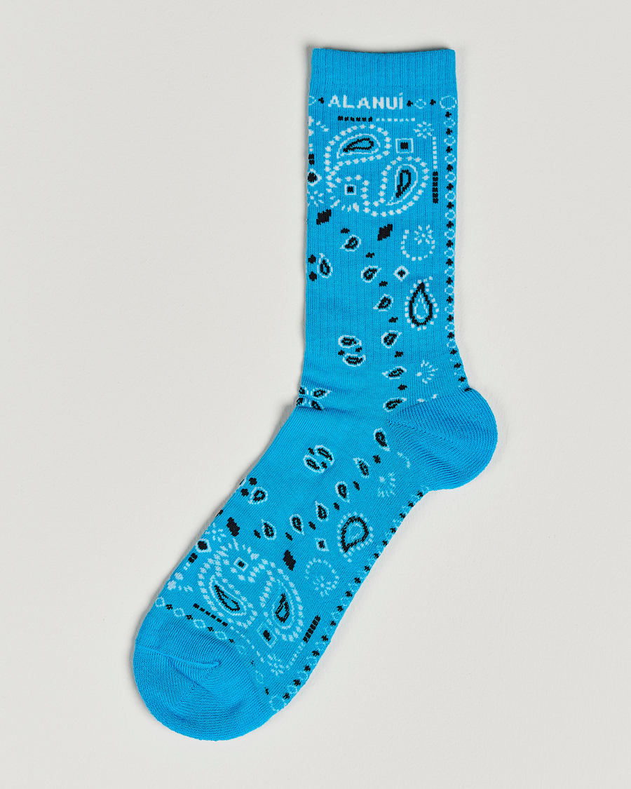 Herre | Undertøj | Alanui | Bandana Socks Light Blue