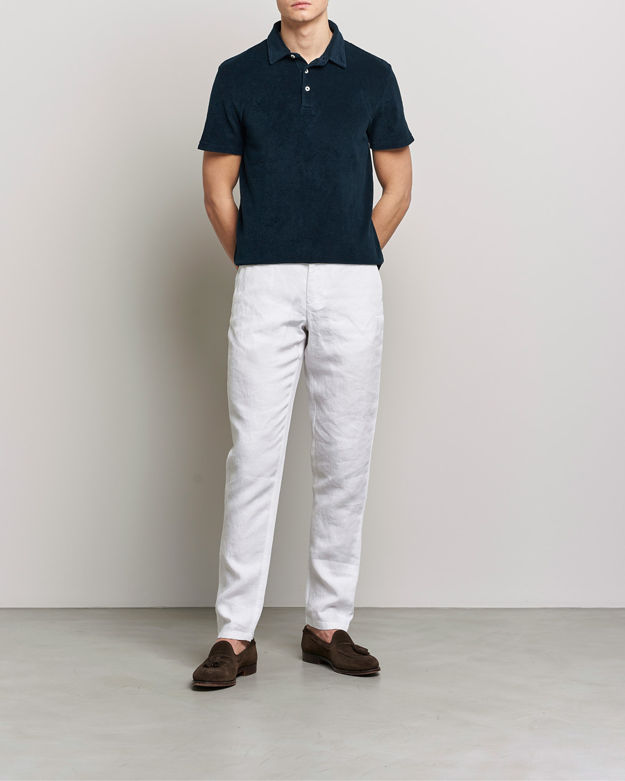 Herre | Polotrøjer | Altea | Short Sleeve Terry Polo Navy
