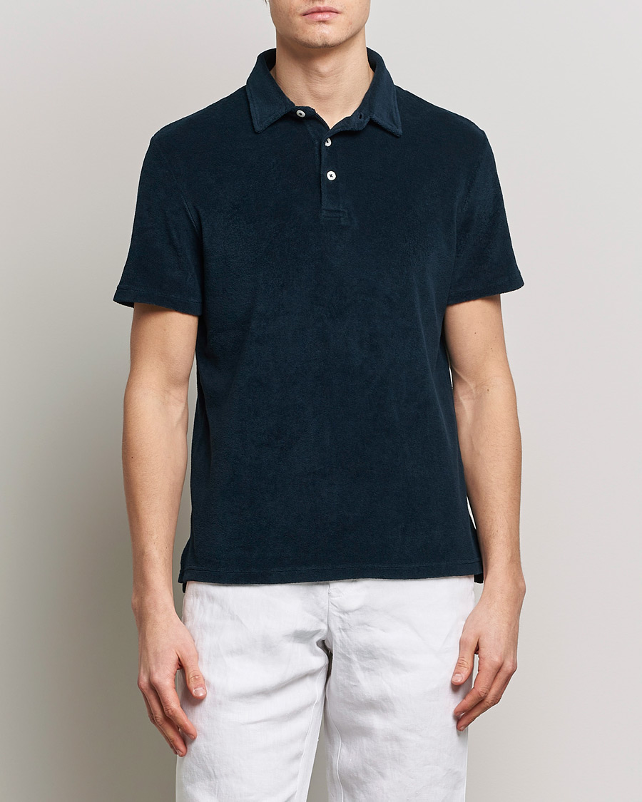 Herre | Polotrøjer | Altea | Short Sleeve Terry Polo Navy