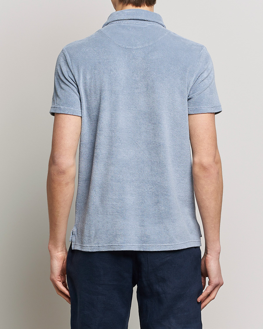 Herre | Polotrøjer | Altea | Short Sleeve Terry Polo Dusty Blue