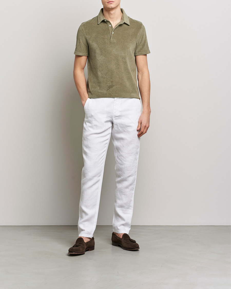 Herre | Polotrøjer | Altea | Short Sleeve Terry Polo Olive