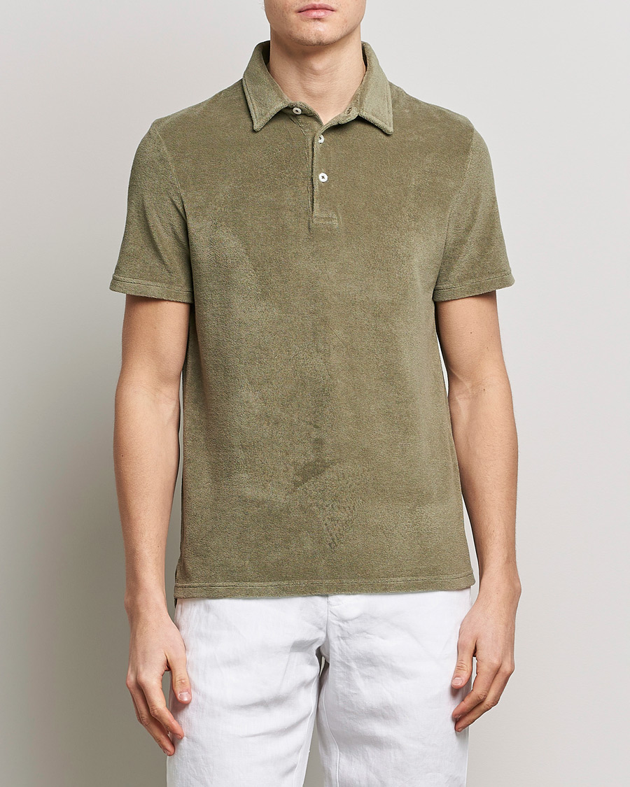 Herre | Polotrøjer | Altea | Short Sleeve Terry Polo Olive