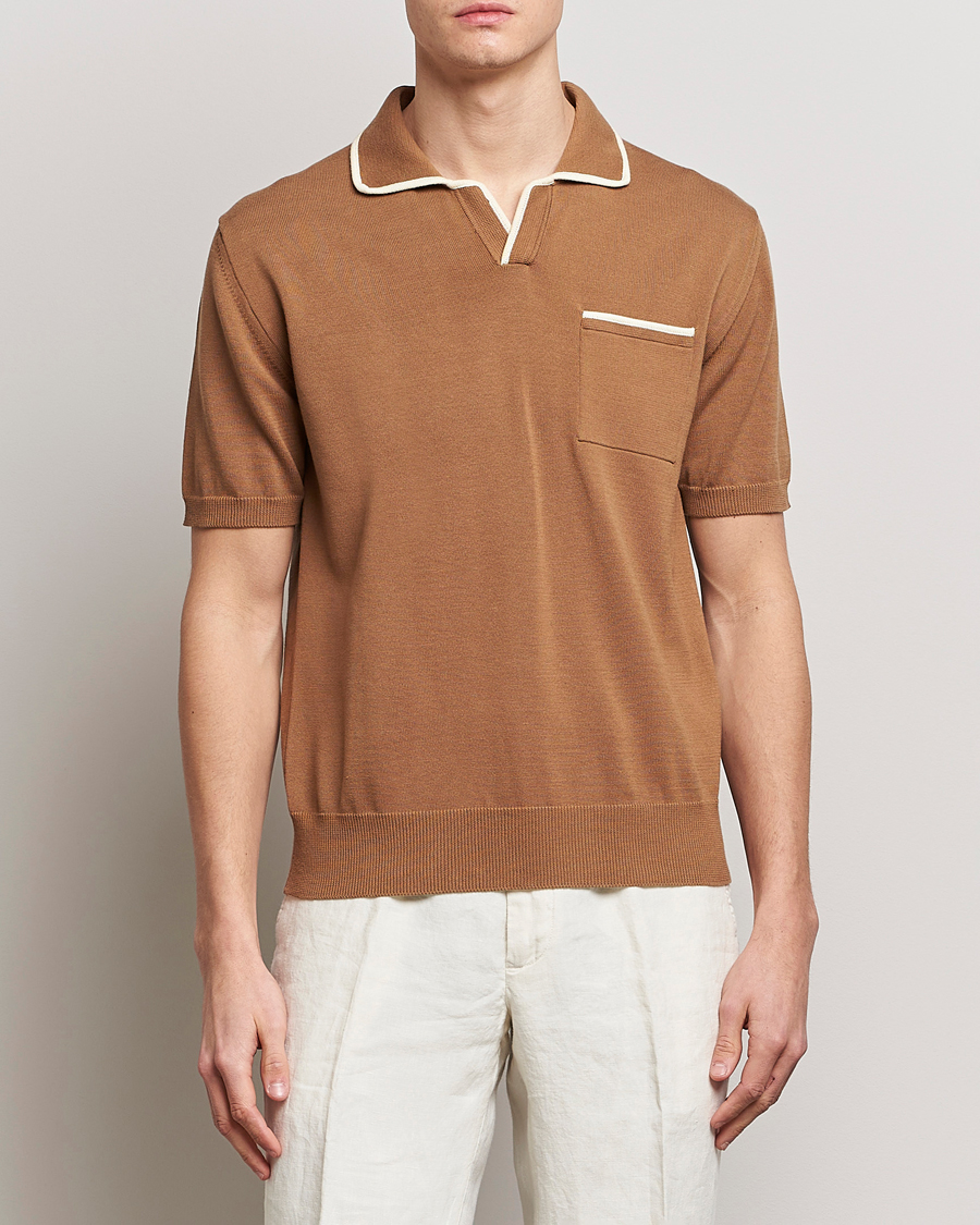 Herre | Polotrøjer | Altea | Short Sleeve Riviera Polo Tobacco