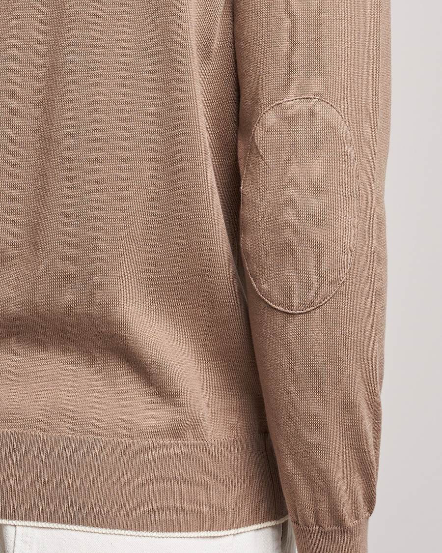 Herre | Trøjer | Altea | Soft Cotton Pullover Beige