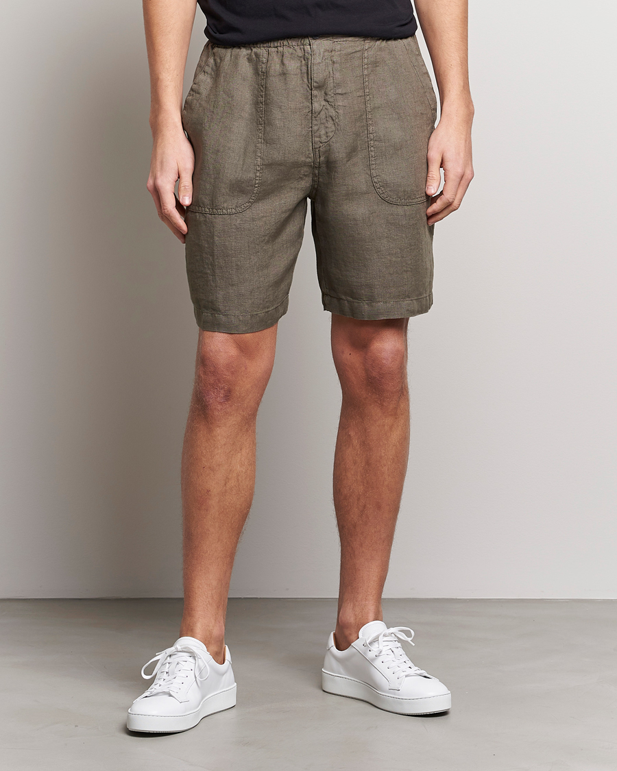Herre | The linen lifestyle | Altea | Linen Shorts Olive