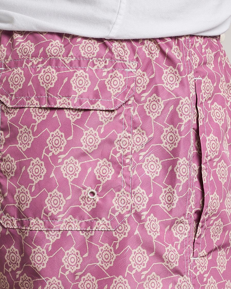 Herre | Badebukser | Altea | Printed Swim Trunks Pale Burgundy