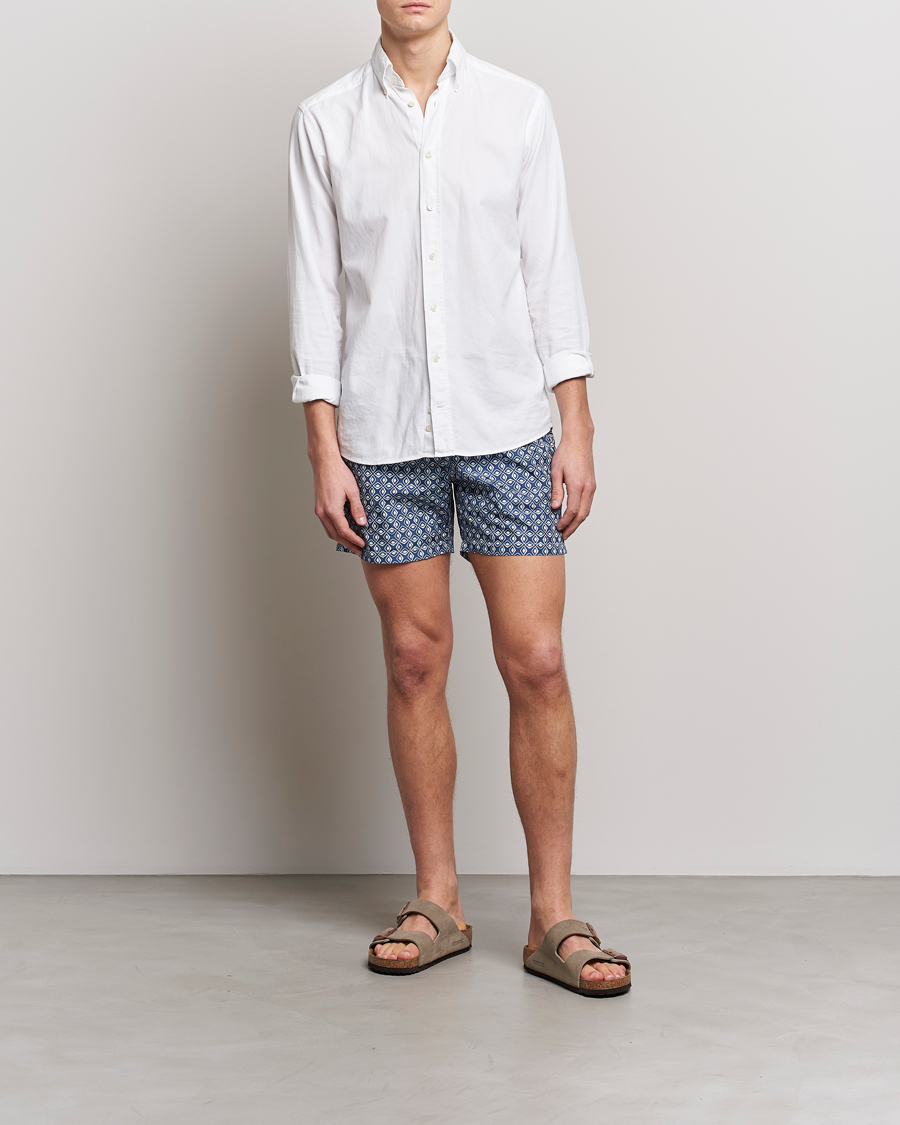 Herre | Badebukser | Altea | Printed Swim Trunks Navy
