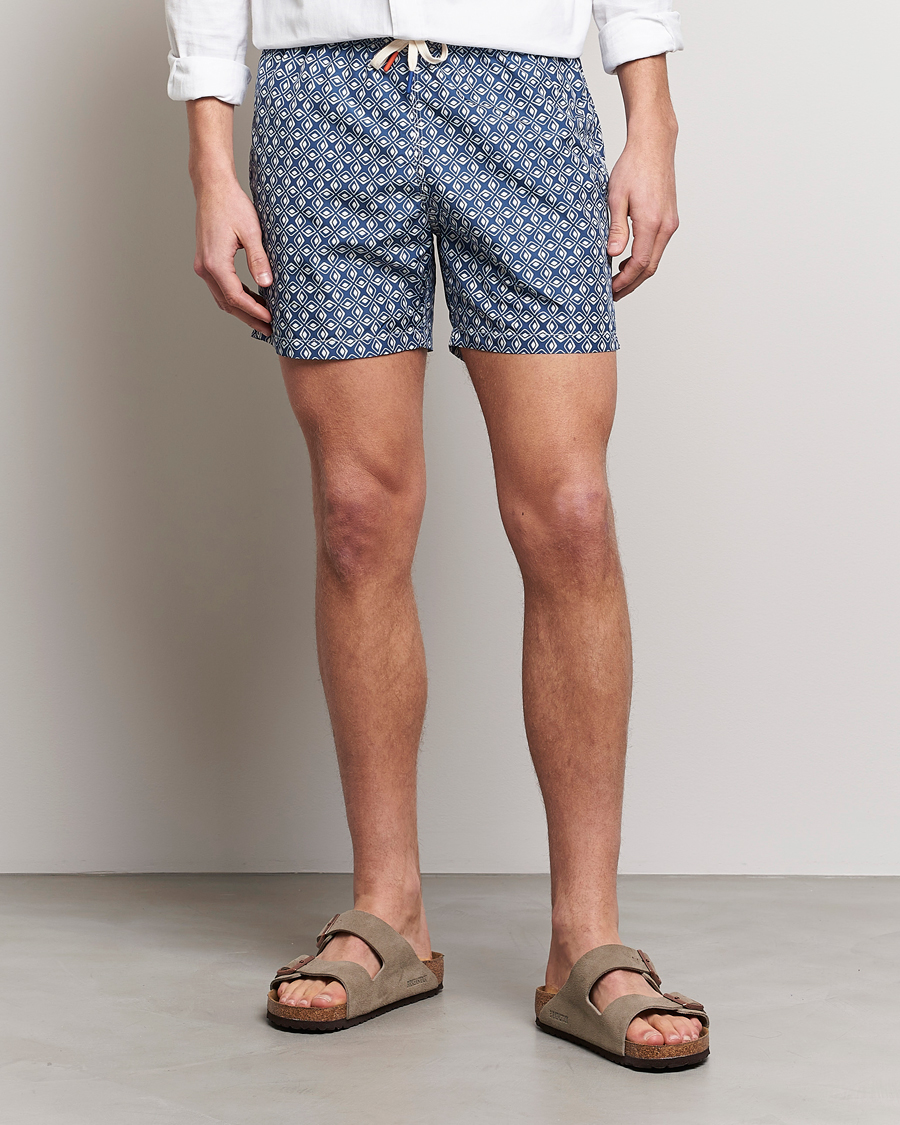 Herre | Badebukser | Altea | Printed Swim Trunks Navy