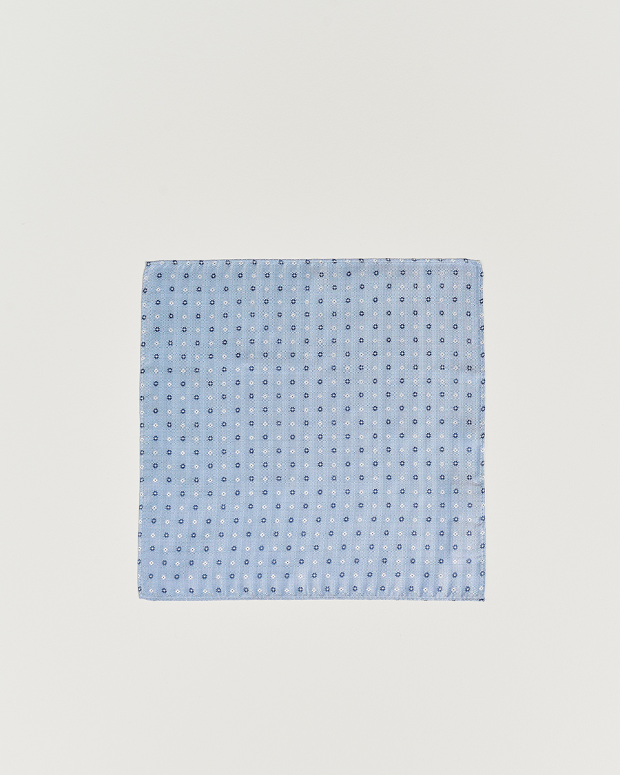 Herre | Amanda Christensen Box Set Silk 8cm Tie With Pocket Square Blue | Amanda Christensen | Box Set Silk 8cm Tie With Pocket Square Blue