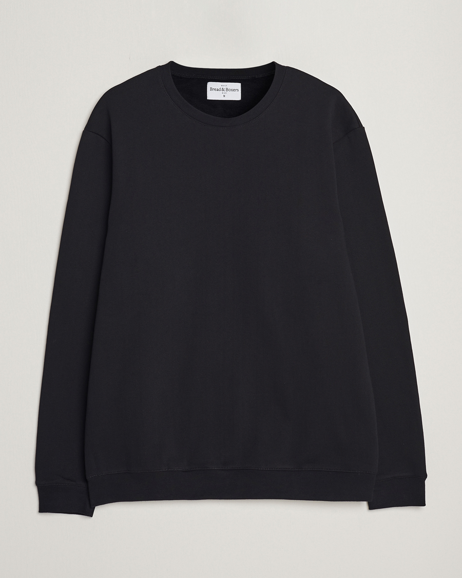 Herre | Trøjer | Bread & Boxers | Loungewear Sweatshirt Black