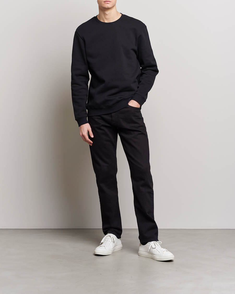 Herre | Trøjer | Bread & Boxers | Loungewear Sweatshirt Black