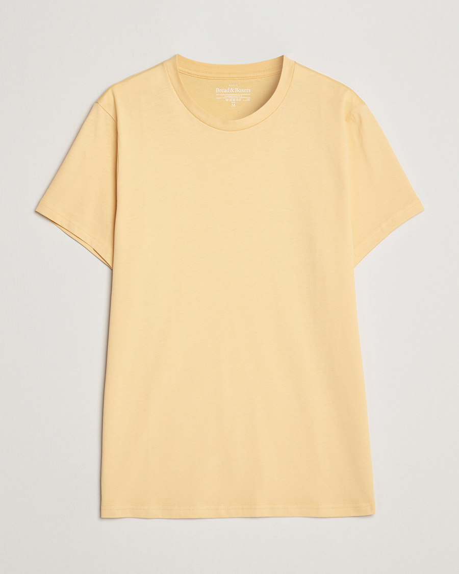 Herre | T-Shirts | Bread & Boxers | Heavy Cotton Crew Neck Tee Sahara Sun