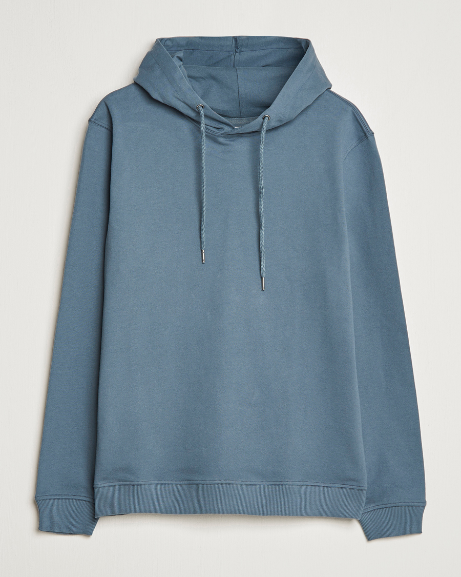 Herre | Trøjer | Bread & Boxers | Loungwear Hoodie Smoky Blue