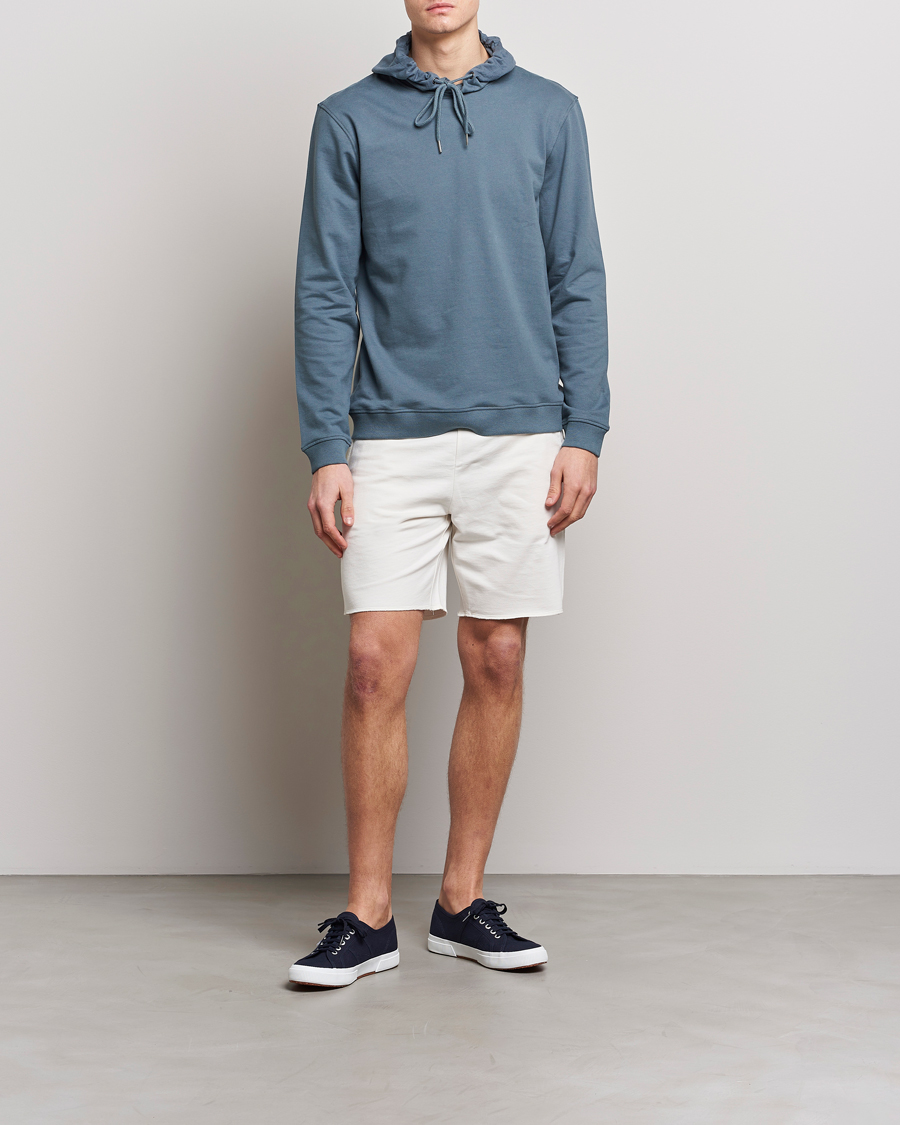 Herre | Trøjer | Bread & Boxers | Loungwear Hoodie Smoky Blue