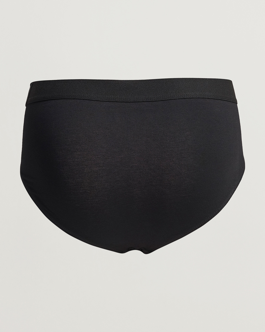 Herre | Bread & Boxers | Bread & Boxers | 3-Pack Brief Black