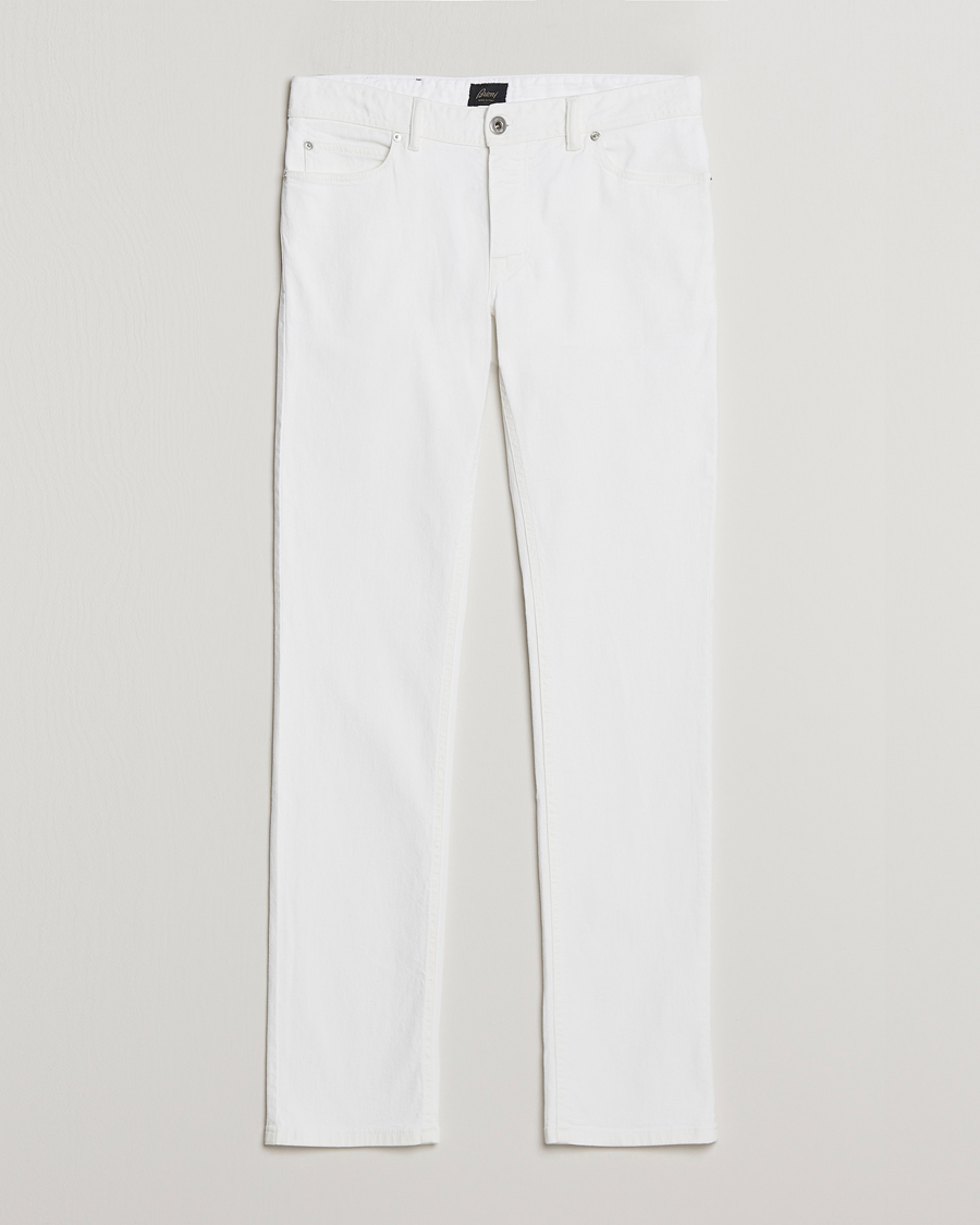 Herre | Bukser | Brioni | Slim Fit 5-Pocket Pants White