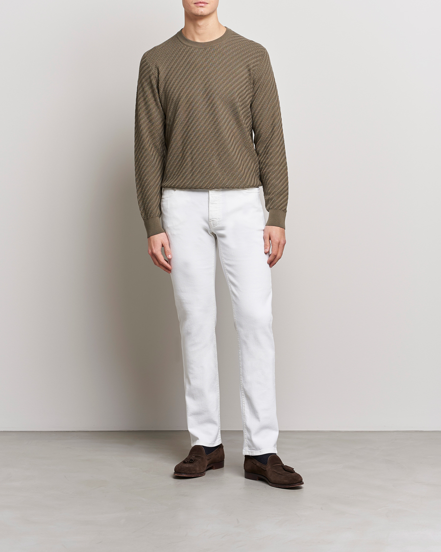 Herre | Bukser | Brioni | Slim Fit 5-Pocket Pants White