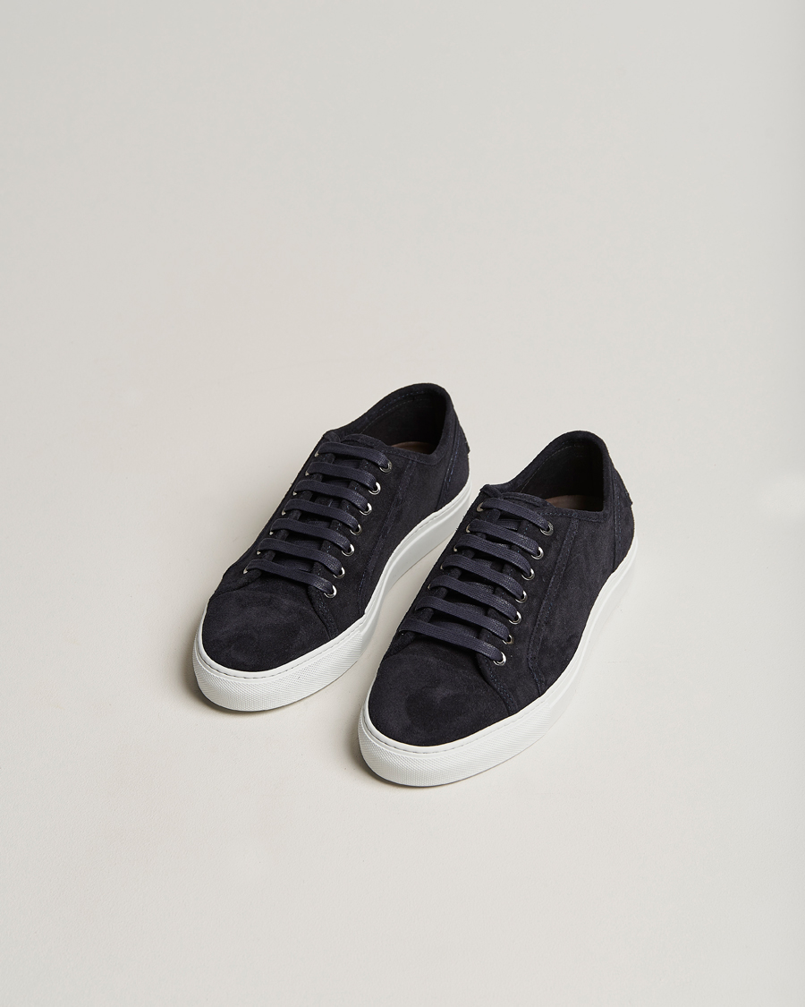 Herre | Brioni Casetta Suede Sneakers Navy | Brioni | Casetta Suede Sneakers Navy