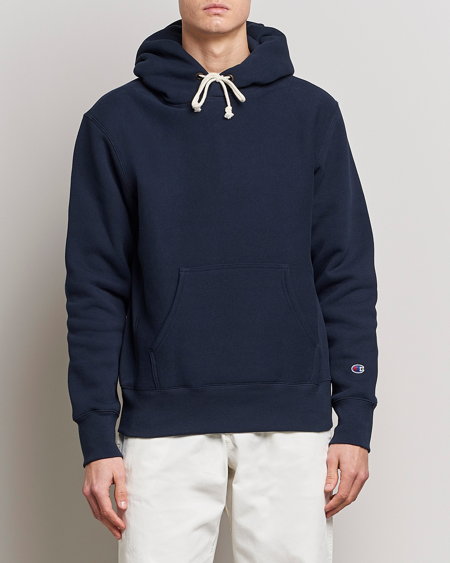 Herre | Trøjer | Champion | Reverse Weave Soft Fleece Hood Navy