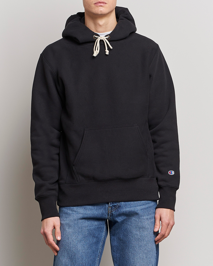 Herre | Trøjer | Champion | Reverse Weave Soft Fleece Hood Black