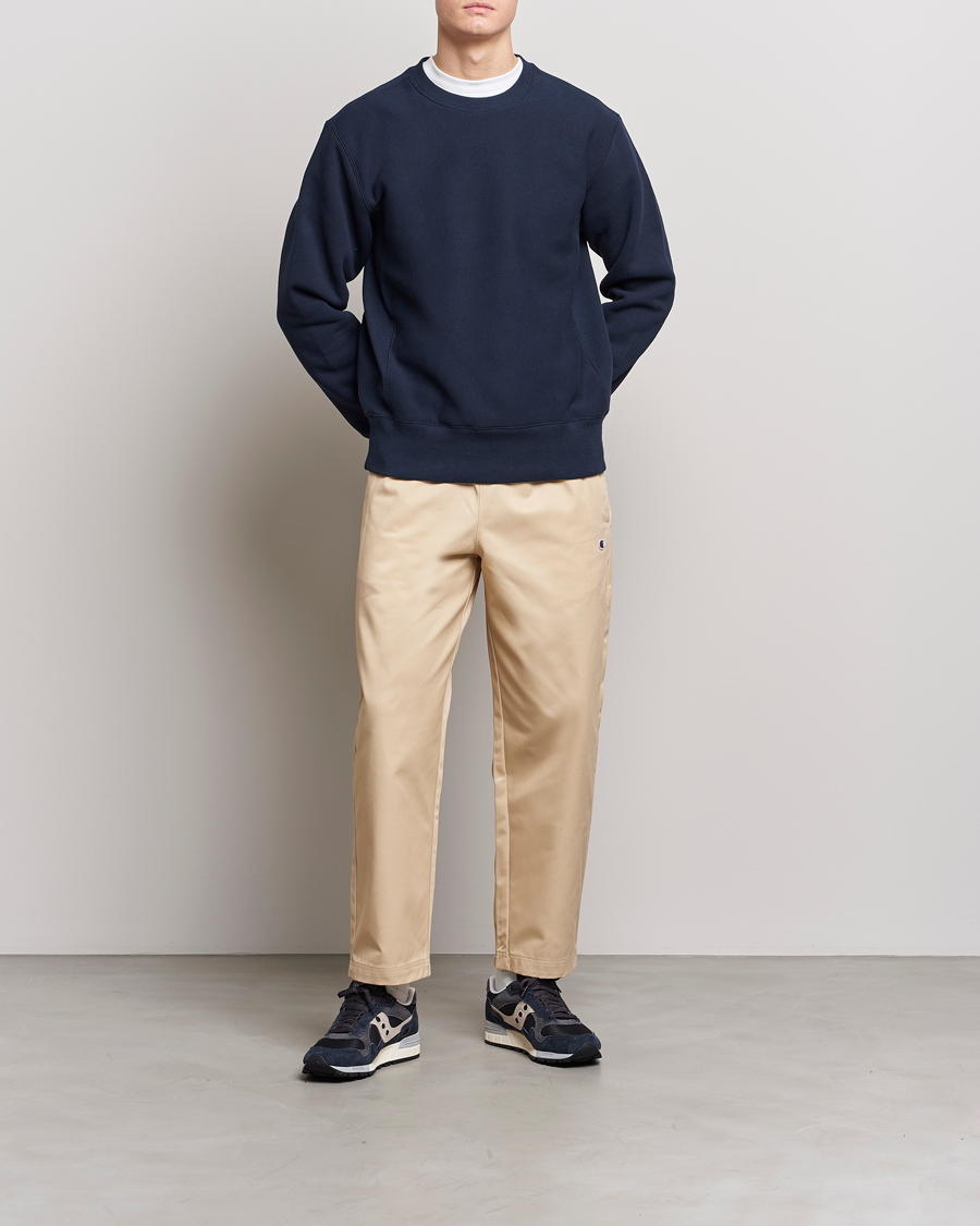 Herre | Trøjer | Champion | Reverse Weave Soft Fleece Sweatshirt Navy