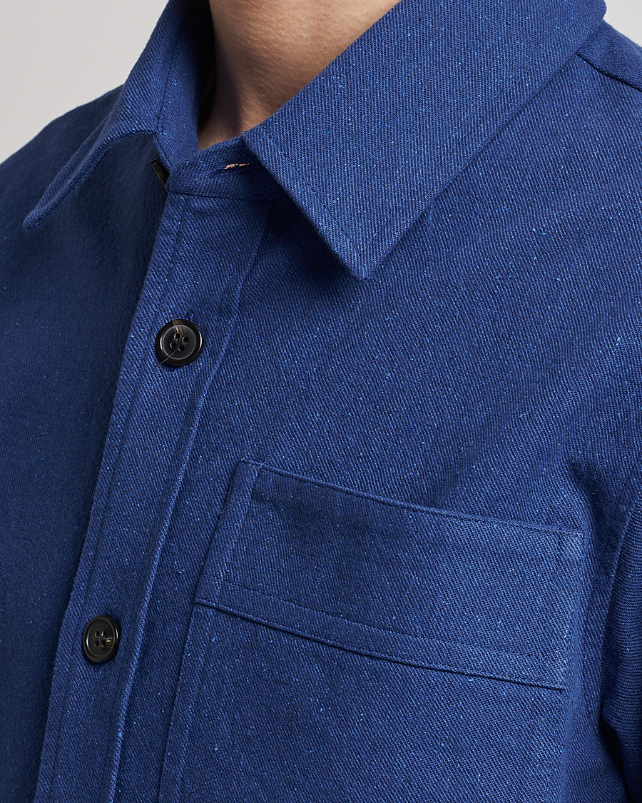 Herre | Skjorter | A.P.C. | Basile Cotton Shirt Jacket Navy