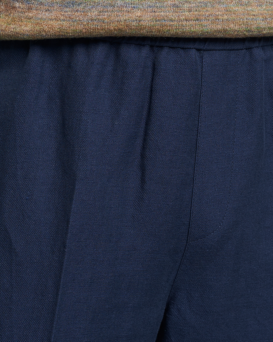 Herre | Bukser | A.P.C. | Linen Trousers Navy