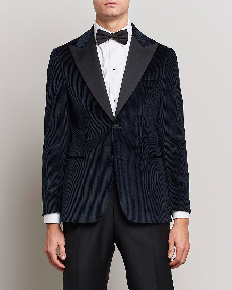 Herre | Eksklusivt for Care of Carl | Morris Heritage | Carl Corduroy Dinner Jacket Navy
