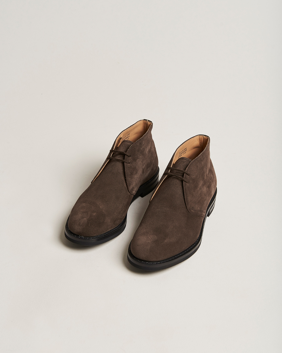 Herre | Håndlavede sko | Church\'s | Ryder Desert Boots Dark Brown Suede