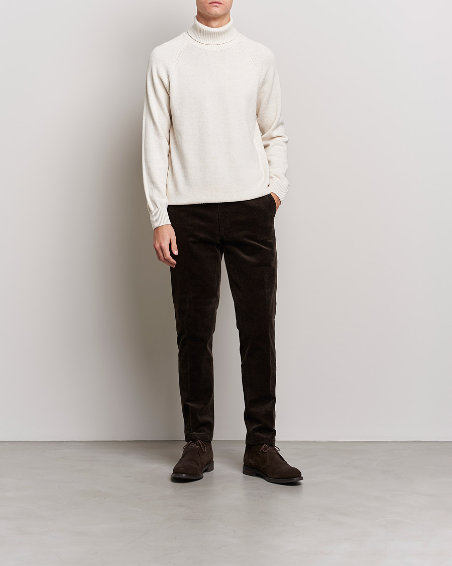 Herre | Trøjer | Oscar Jacobson | Connery Cotton Rollneck Off White
