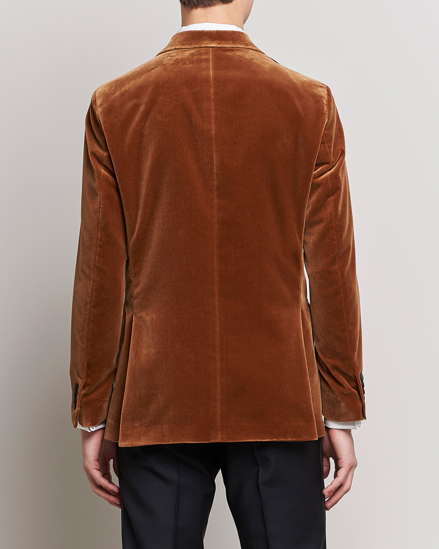 Herre | Blazere & jakker | Oscar Jacobson | Farris Tuxedo Velvet DB Blazer Brown
