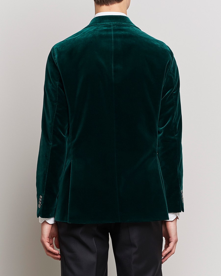 Herre | Blazere & jakker | Oscar Jacobson | Fogerty Velvet Blazer Green