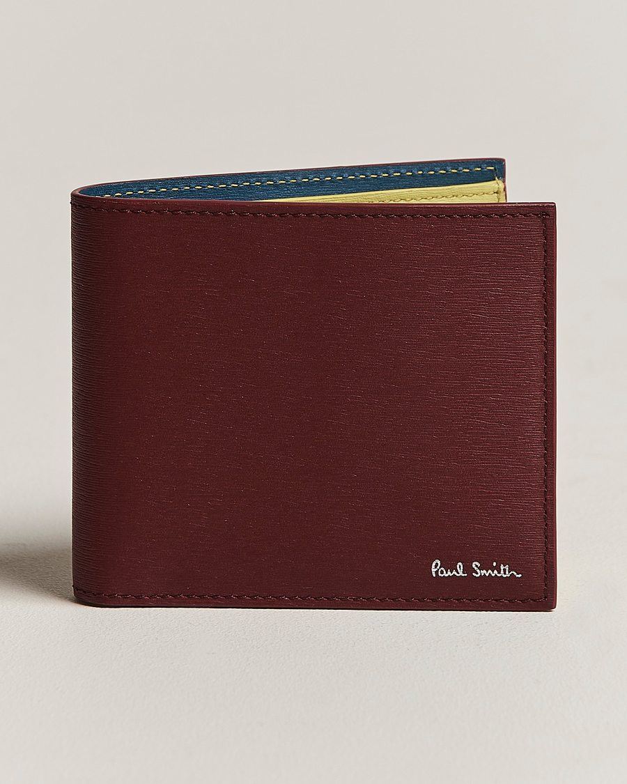 Herre | Paul Smith Color Leather Wallet Wine Red | Paul Smith | Color Leather Wallet Wine Red