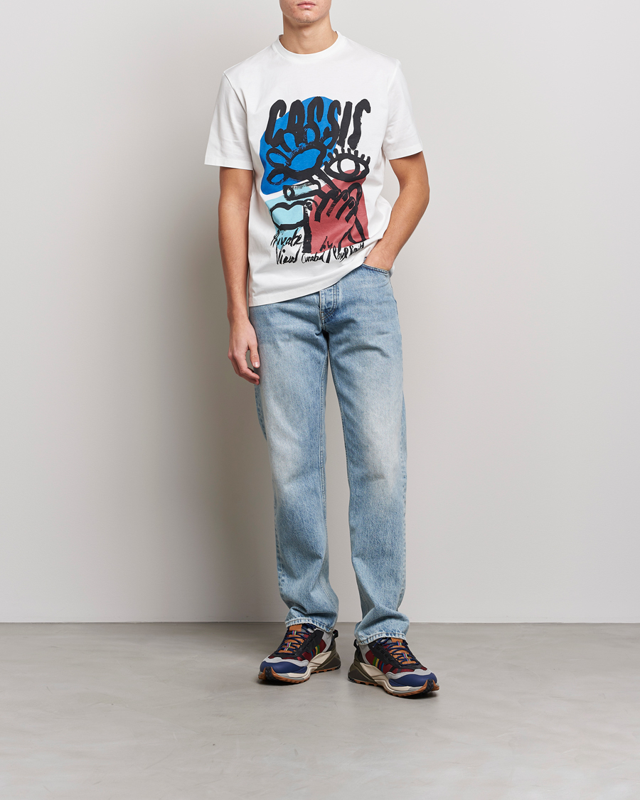 Herre | T-Shirts | Paul Smith | Cassis Print T-Shirt White